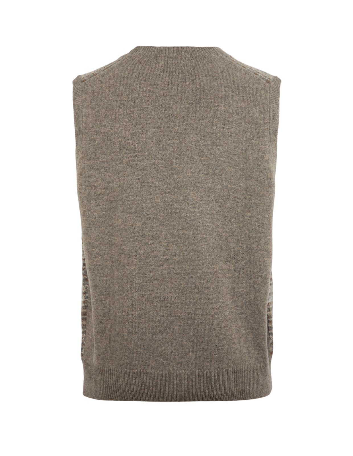 Maywick Väst Lammull Fair Isle Beige