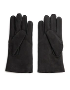 Bernard Handske Lammpälsmocka Svart