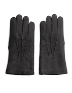 Bernard Handske Lammpälsmocka Svart 9.5