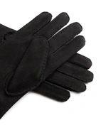 Bernard Handske Lammpälsmocka Svart