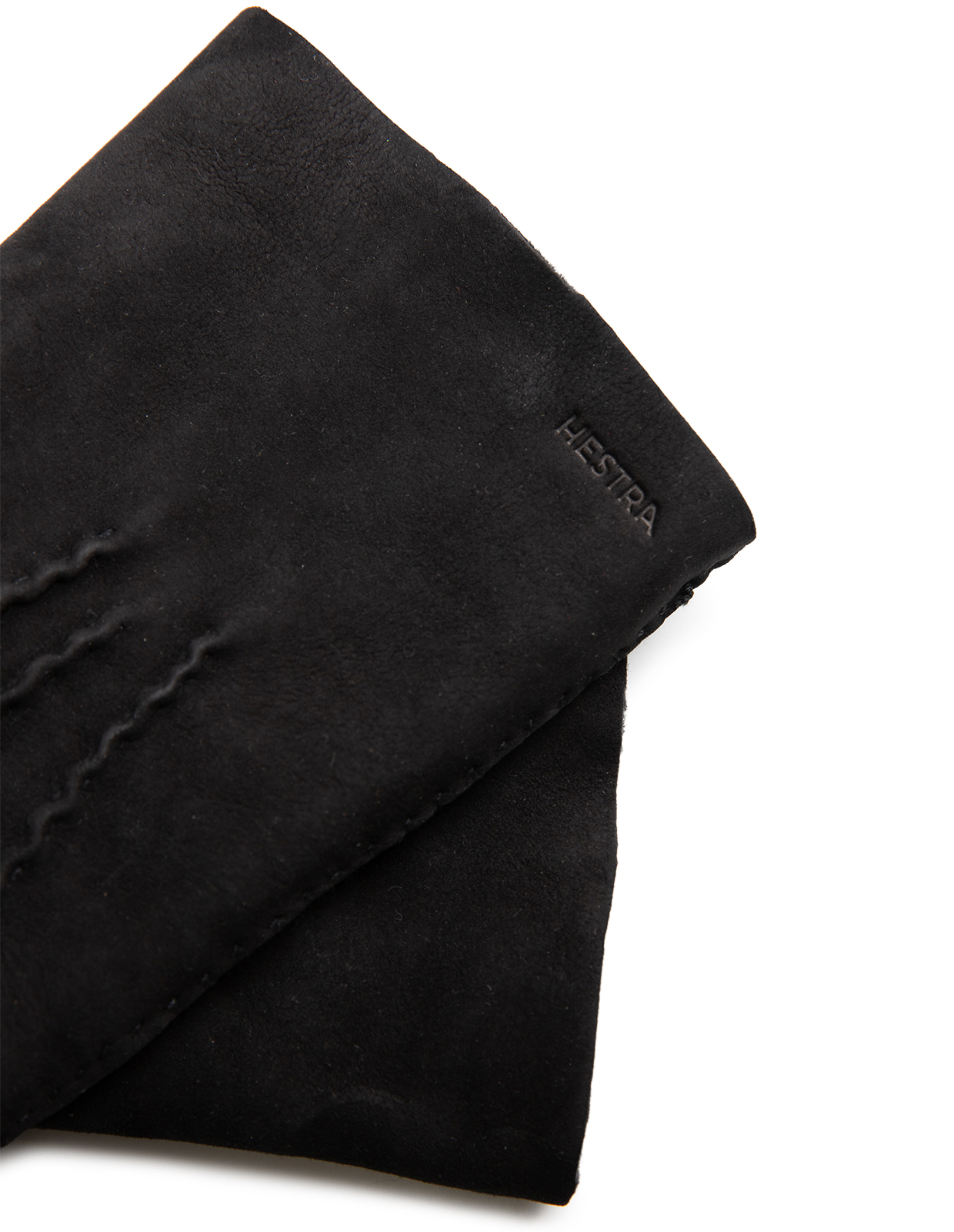 Bernard Handske Lammpälsmocka Svart 9.5