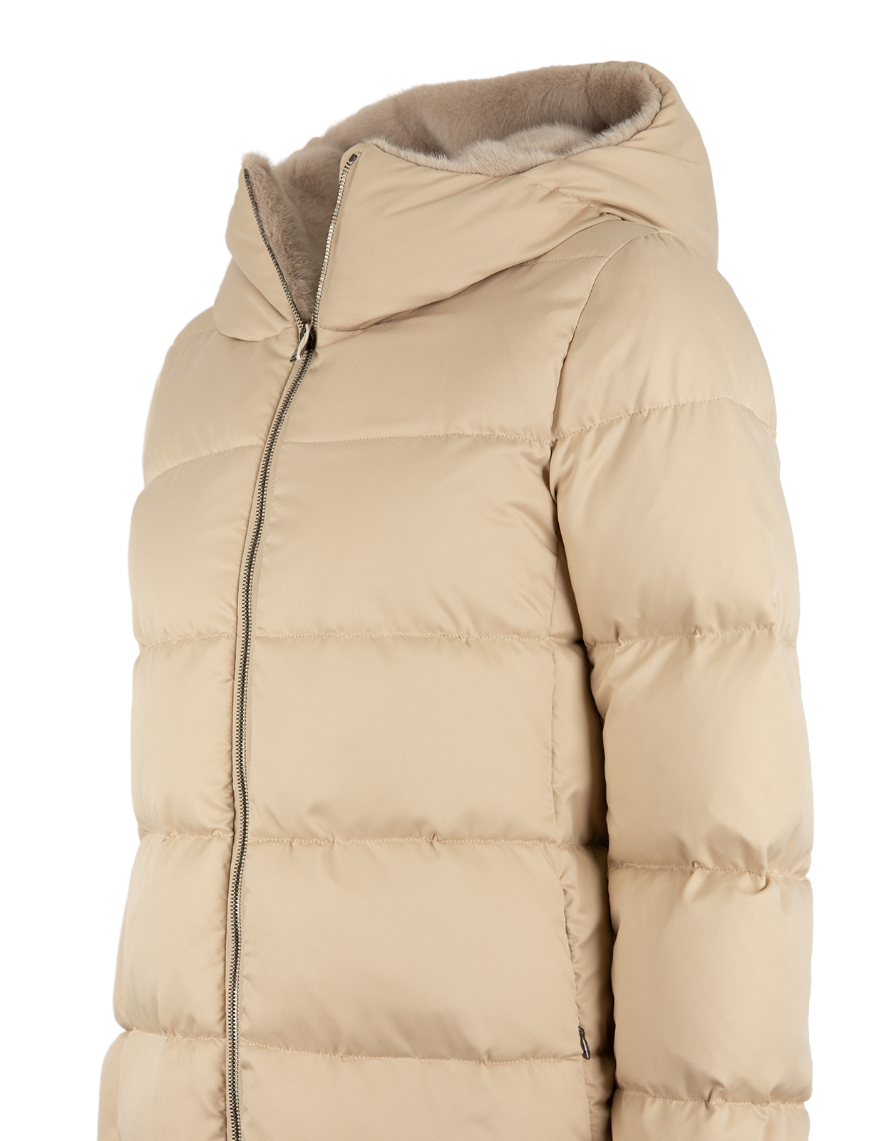 A-line Dunjacka Ljusbeige 42