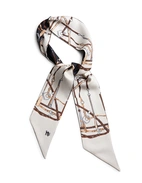 Twilly Siden Beige/Svart