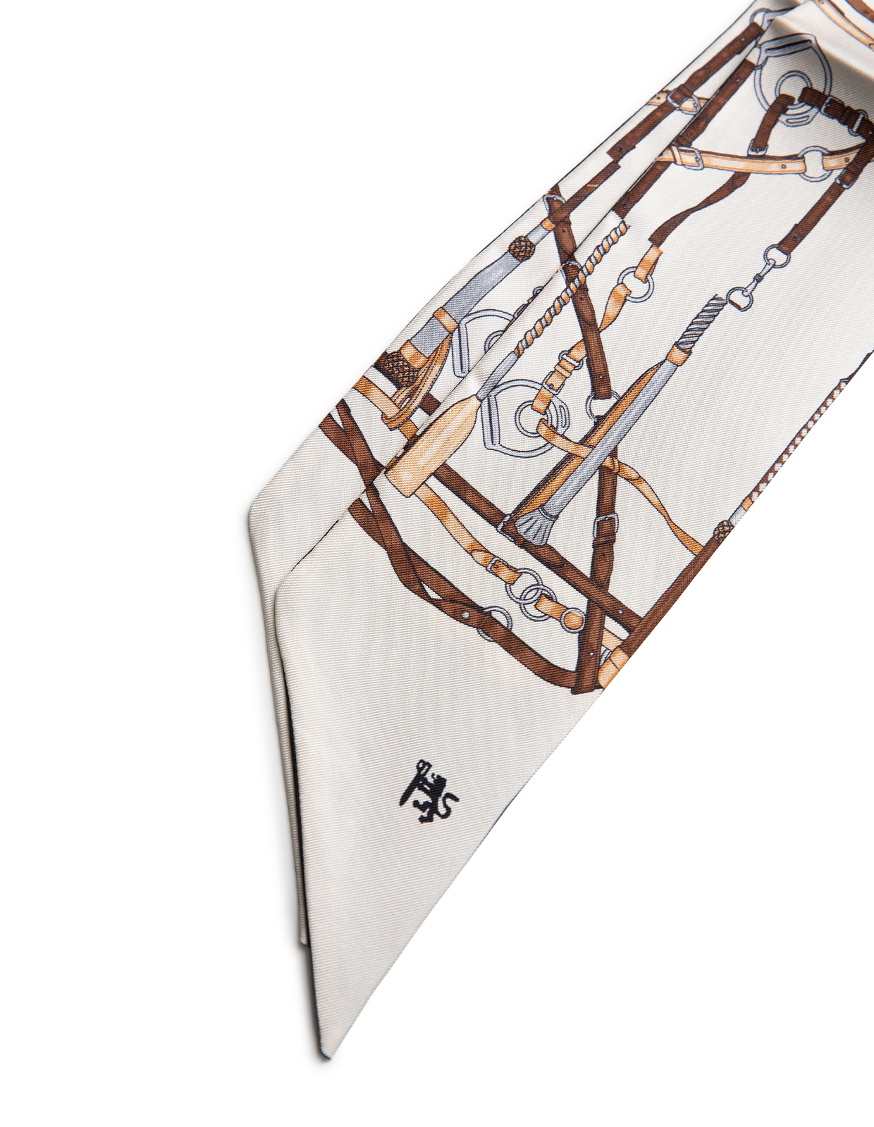 Twilly Siden Beige/Svart