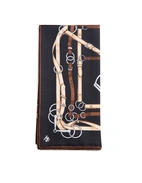 Scarf Siden Svart