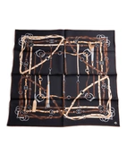 Scarf Siden Svart