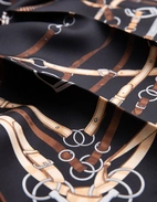 Scarf Siden Svart