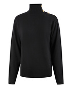 Vanille Polotröja Ull Svart S