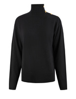 Vanille Polotröja Ull Svart