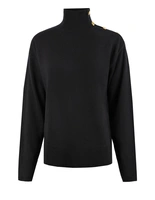 Vanille Polotröja Ull Svart