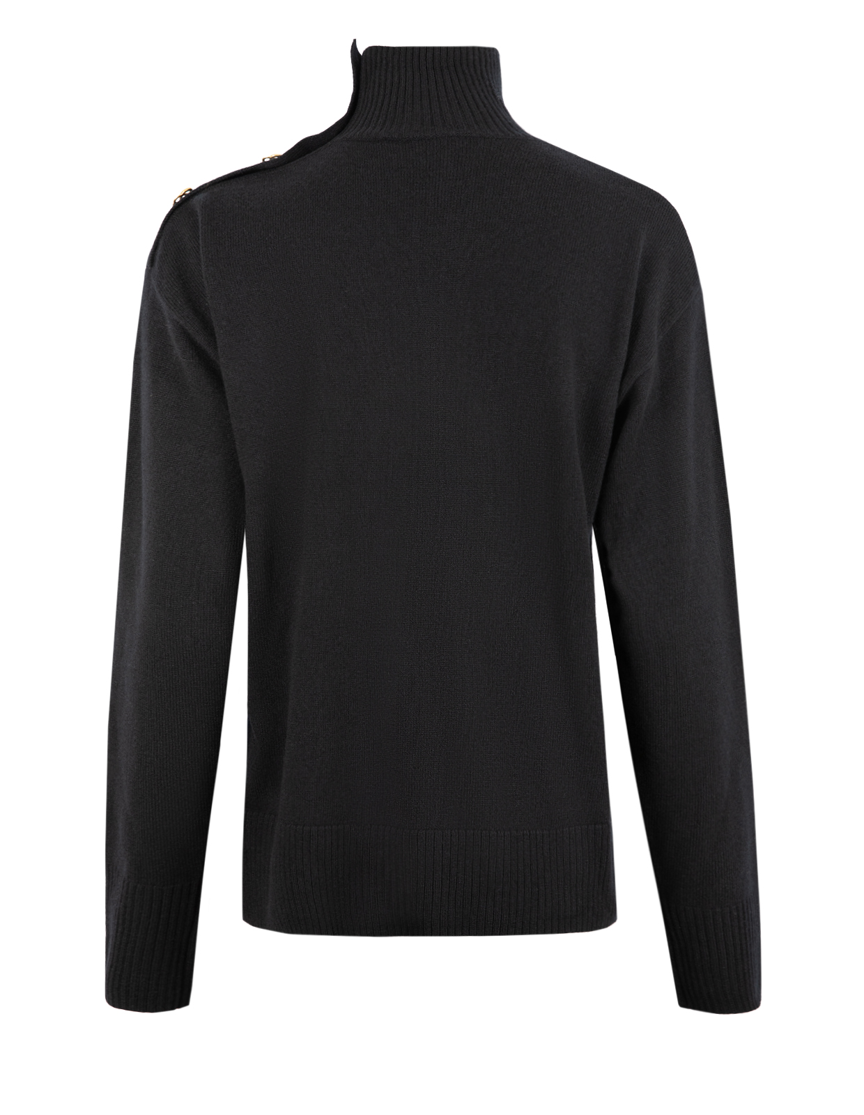 Vanille Polotröja Ull Svart