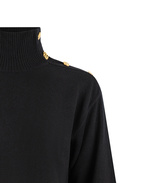 Vanille Polotröja Ull Svart S