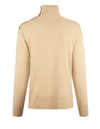 Vanille Polotröja Ull Ljusbeige