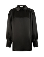Leonora Blus Satin Svart