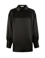 Leonora Blus Satin Svart