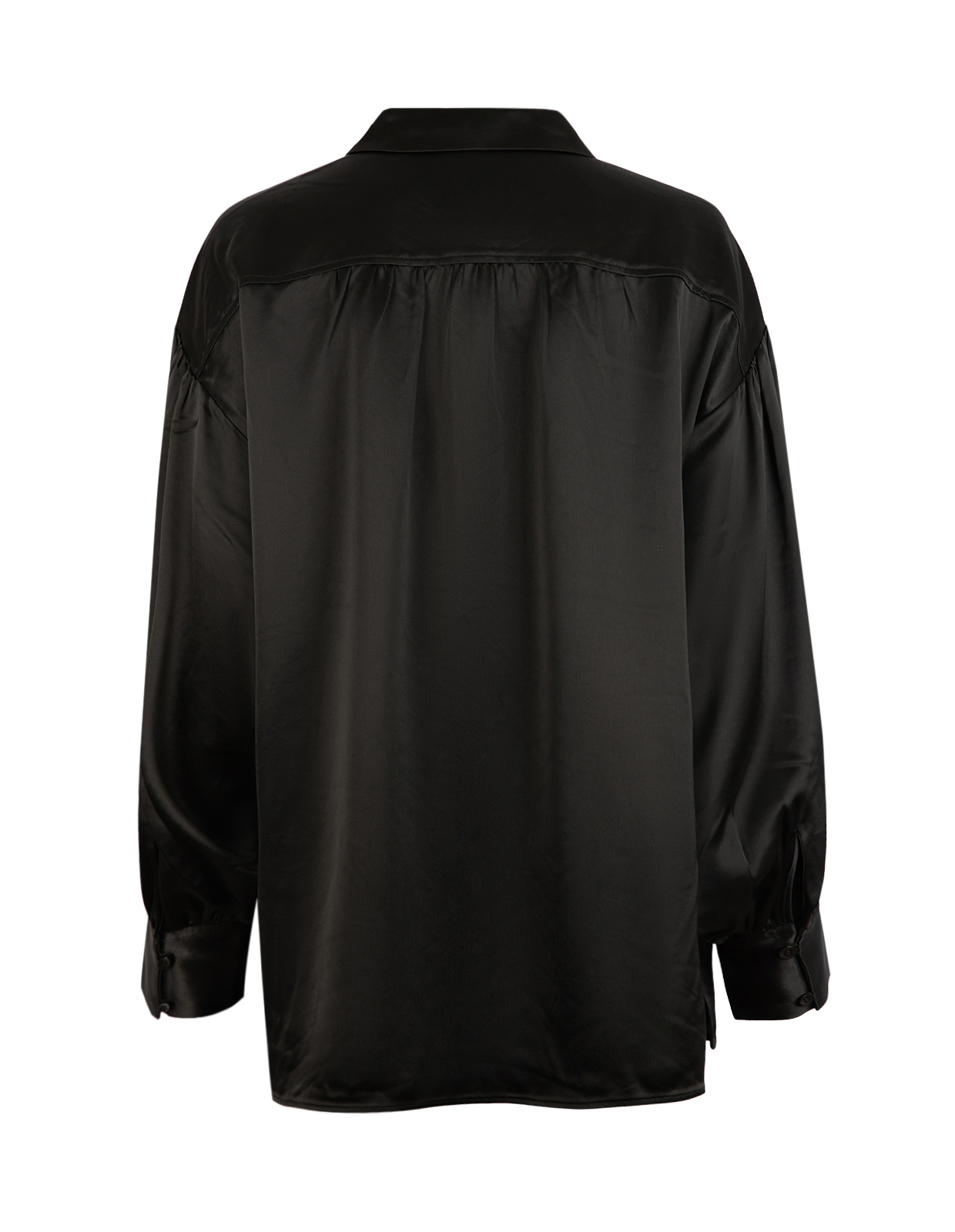 Leonora Blus Satin Svart