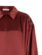 Leonora Blus Satin Vinröd