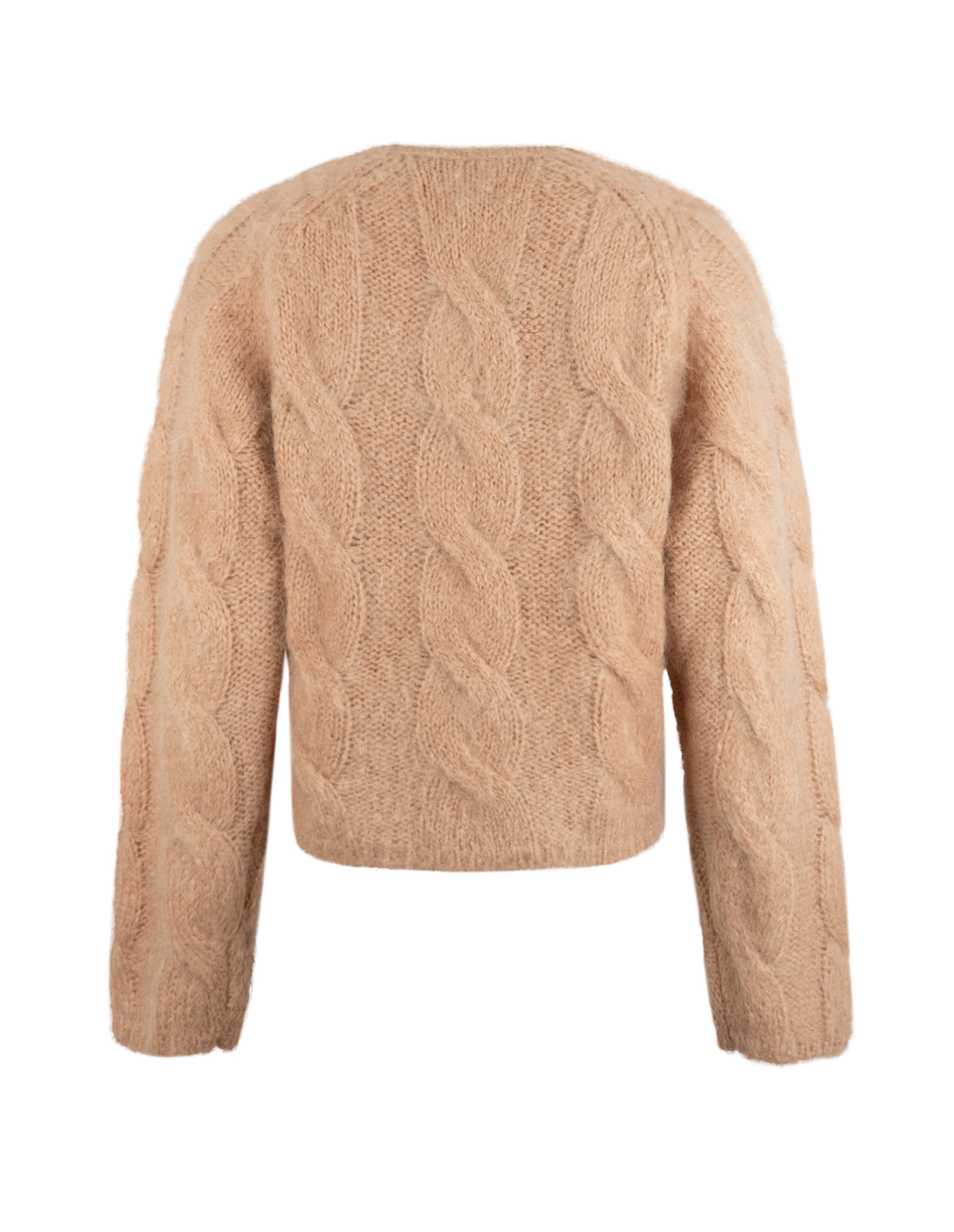 Elliot Chunky Tröja Mohair Puderrosa