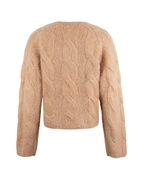 Elliot Chunky Tröja Mohair Puderrosa