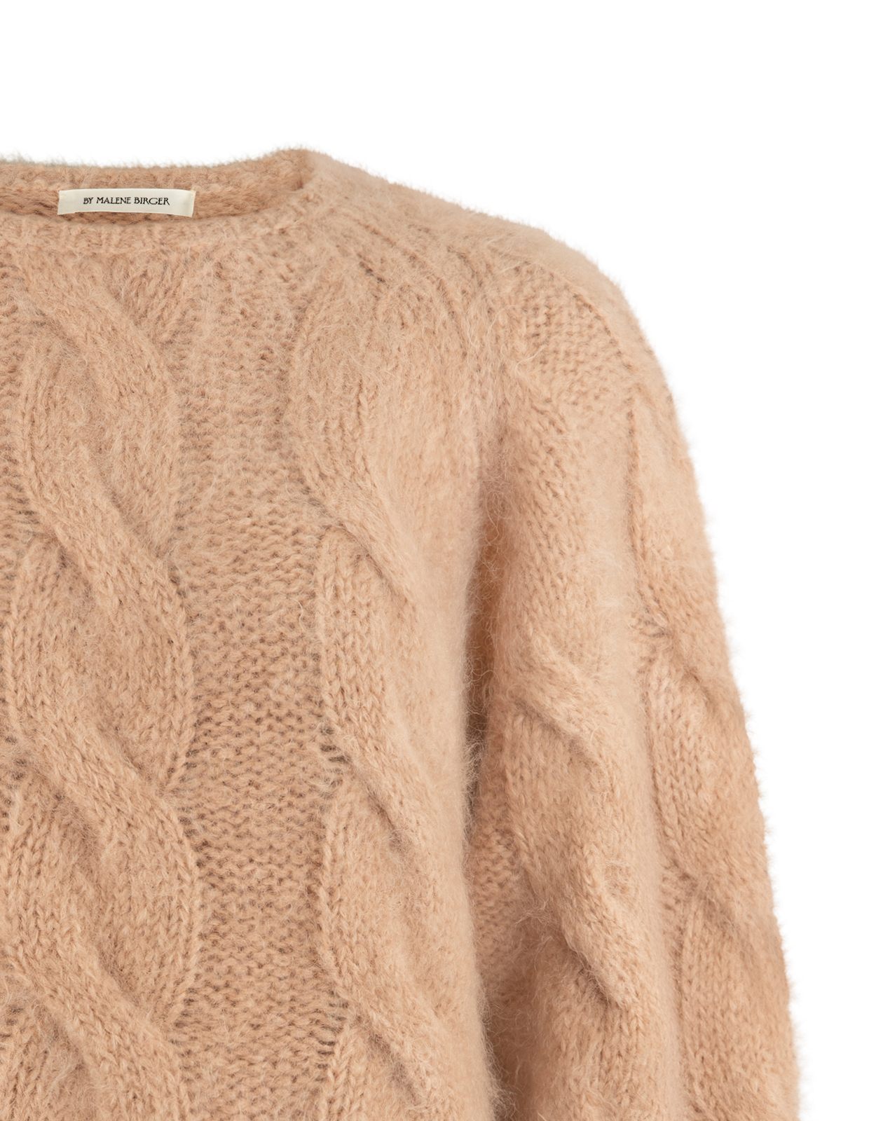 Elliot Chunky Tröja Mohair Puderrosa