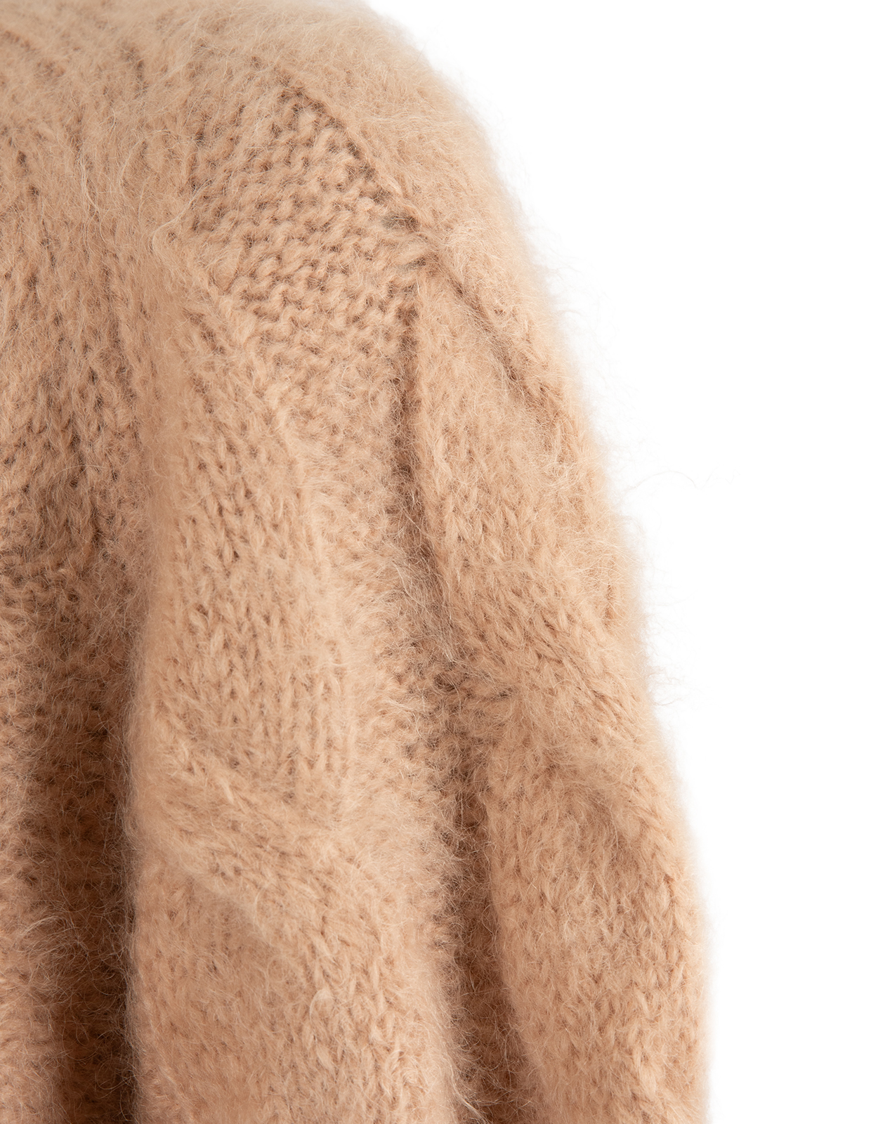 Elliot Chunky Tröja Mohair Puderrosa