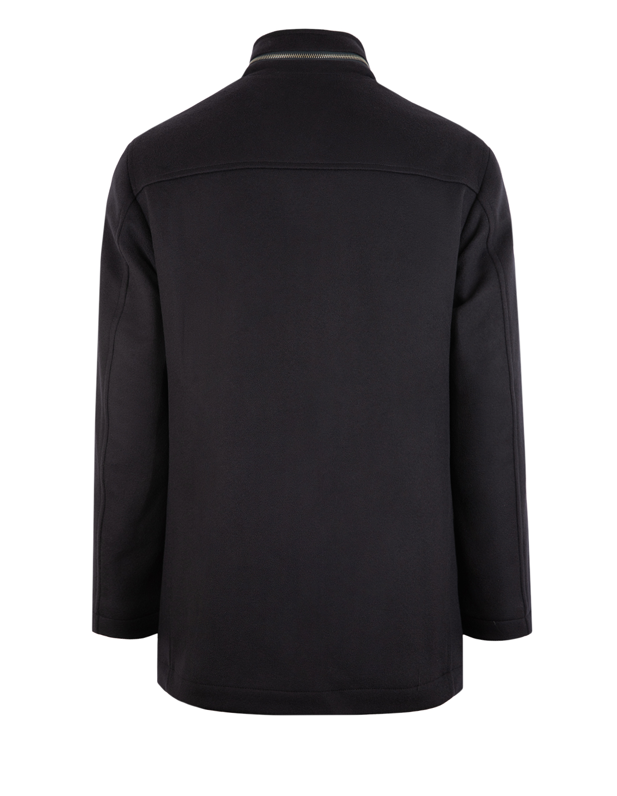 Jacka Lång Ull Cashmere Navy