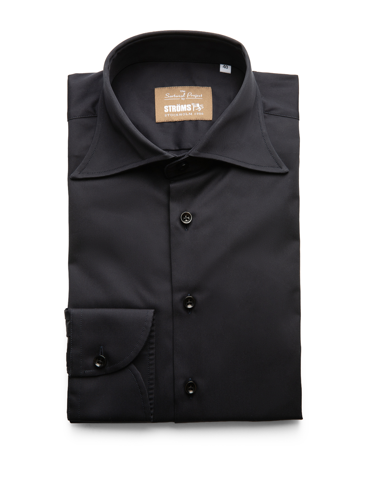 Sartorial Shirt Lättviktsbomull Marinblå