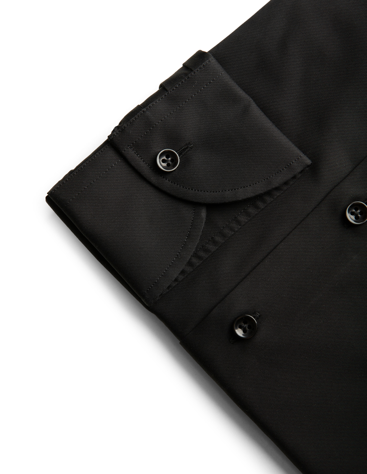 Sartorial Shirt Lättviktsbomull Svart
