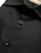 Sartorial Shirt Lättviktsbomull Svart 42