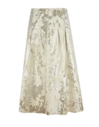 Jaquard Kjol Benvit/Silver