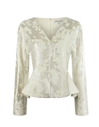 Jaquard Top Benvit/Silver