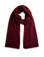 Sidney Scarf Cashmere Vinröd One Size