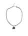 Lydia Halsband Rhodium/Svart One Size