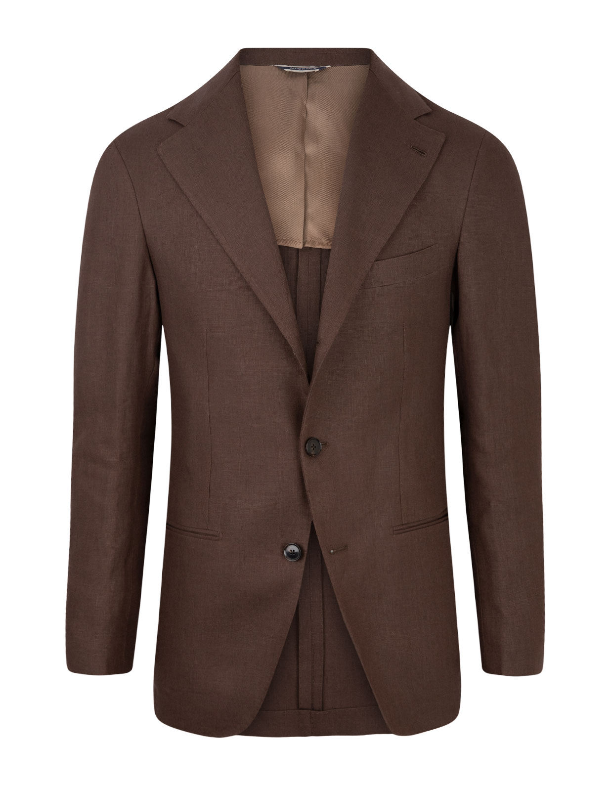 Sartorial Jacket Linne Brun 50