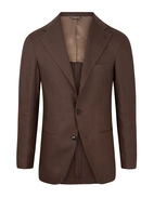 Sartorial Jacket Linne Brun 50