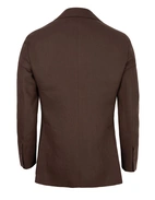 Sartorial Jacket Linne Brun 50