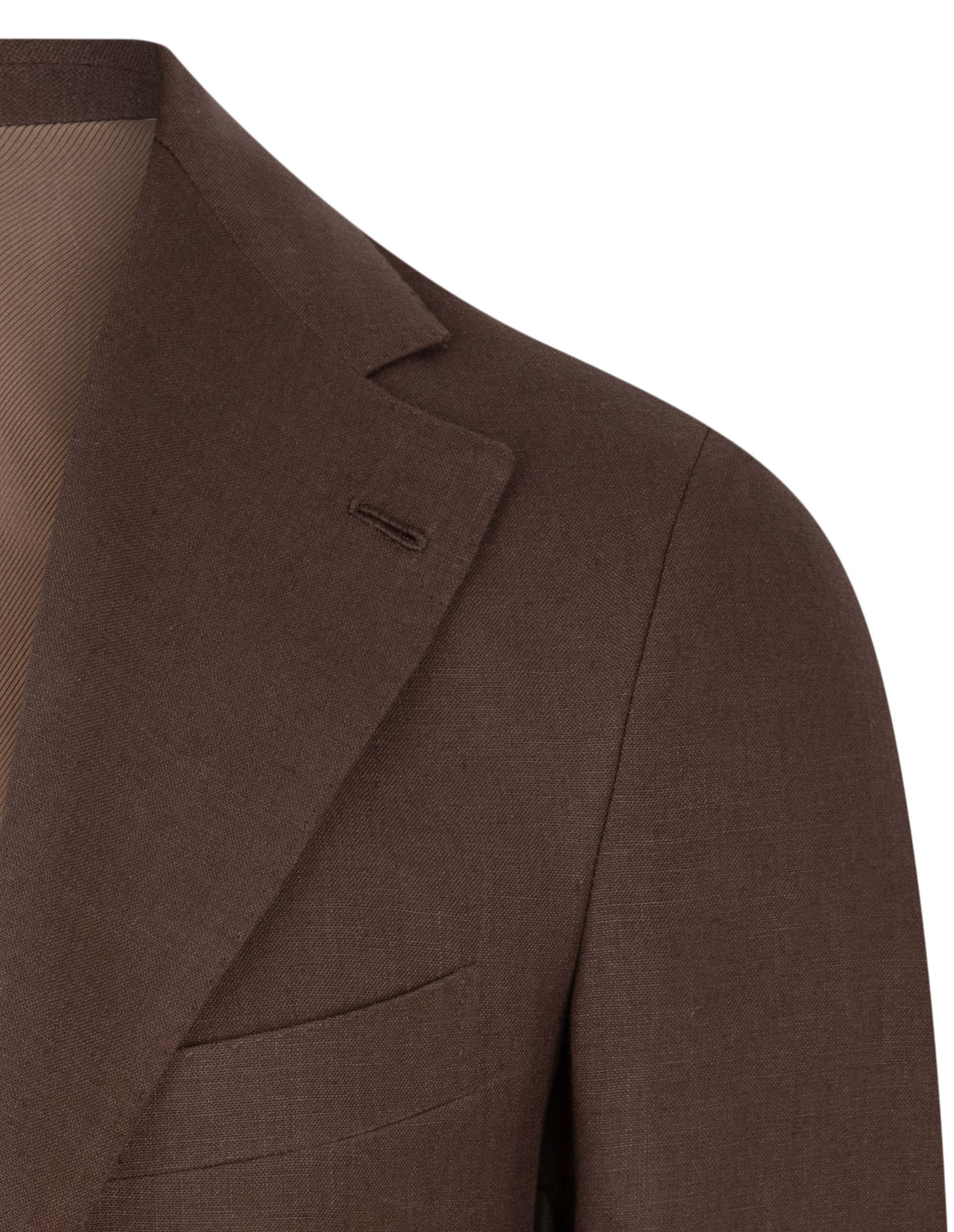 Sartorial Jacket Linne Brun 50