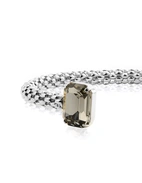 Daria Armband Rhodium/Svart
