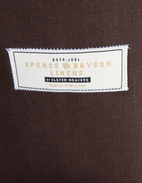 Sartorial Kavaj Linne Brun Stl 50