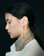 Chain Örhängen Guld