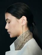 Chain Örhängen Silver