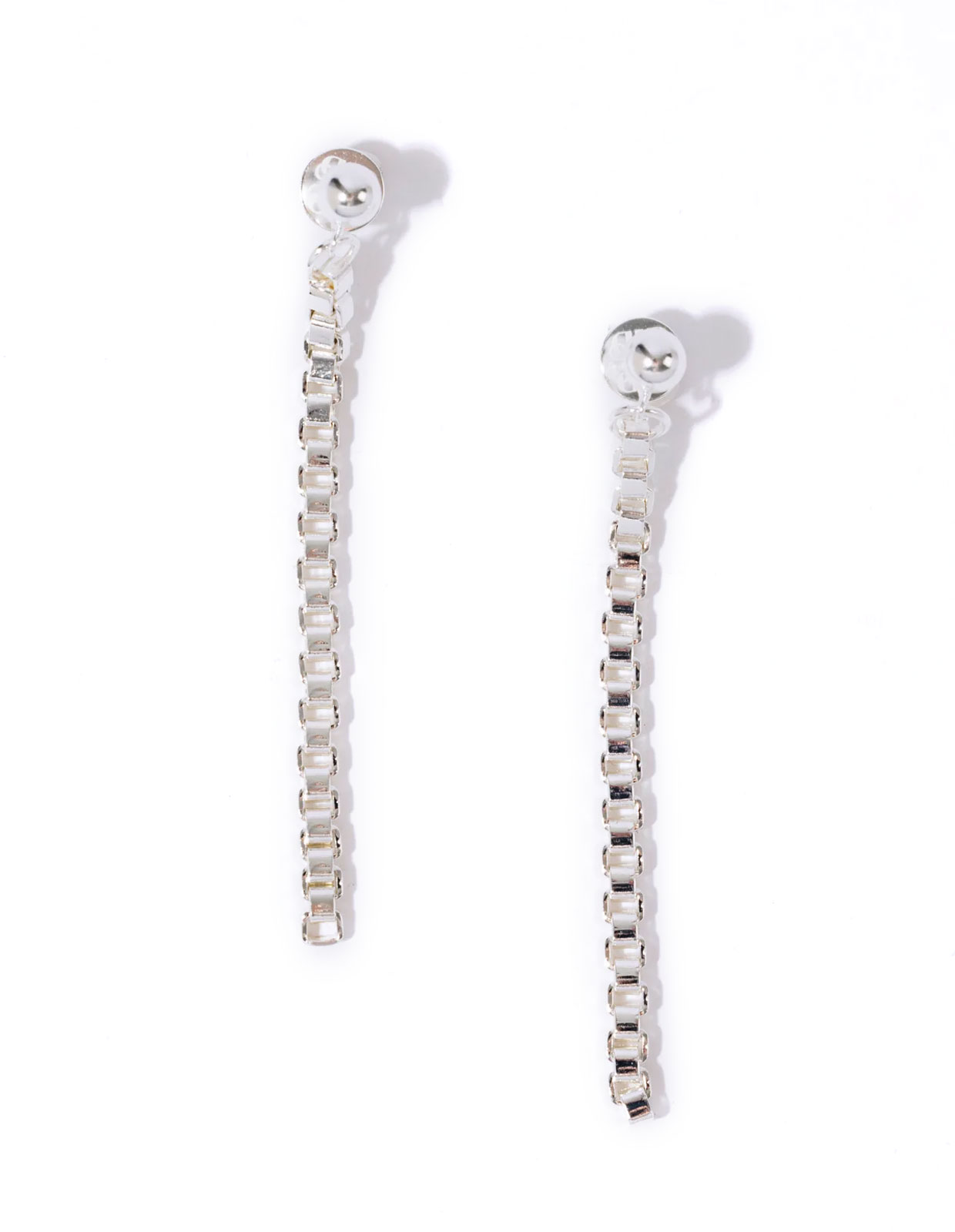 Chain Örhängen Silver