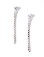 Chain Örhängen Silver