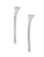 Chain Örhängen Silver