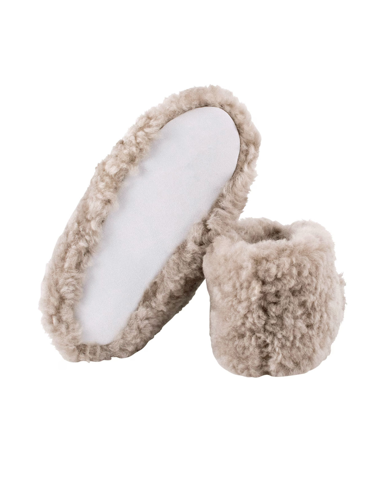 Ulla Tofflor Shearling Gråbeige