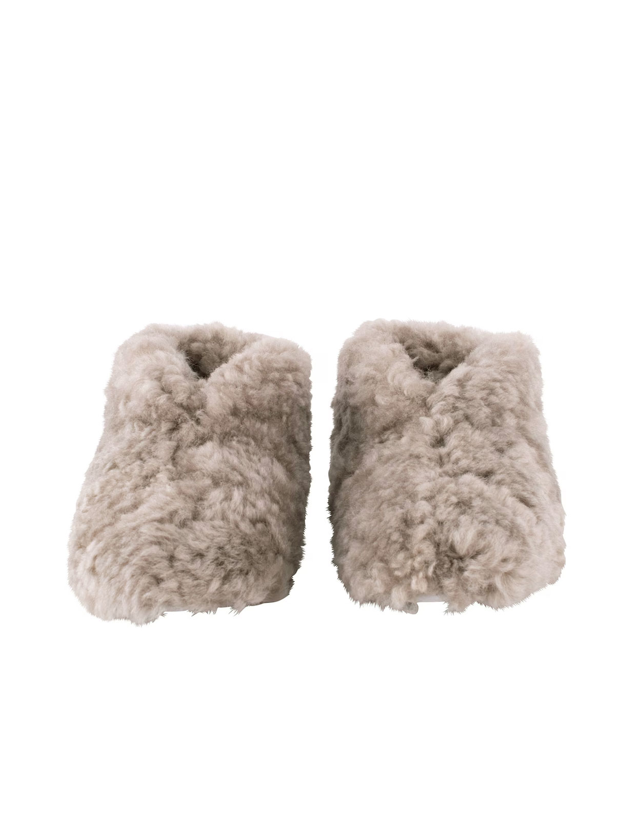 Ulla Tofflor Shearling Gråbeige