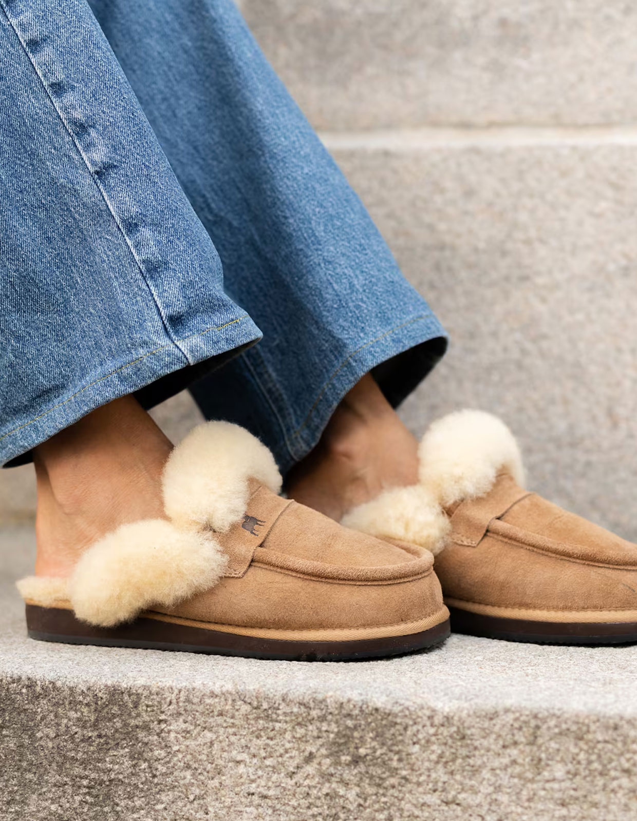 Charlie Slip-in Toffla Ljusbrun 38