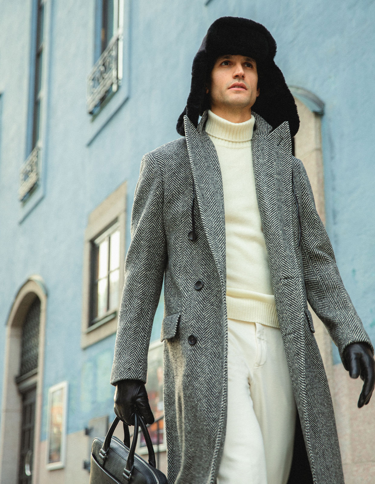 Wengen Mössa Fårskinn Svart 60/62