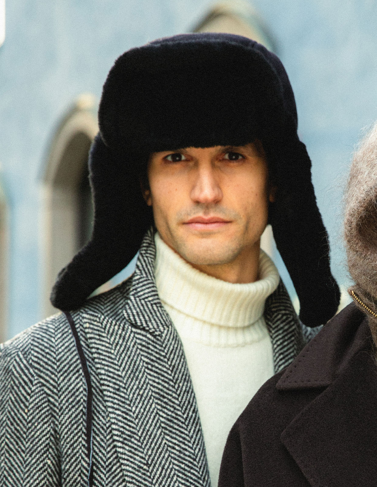 Wengen Mössa Fårskinn Svart 60/62