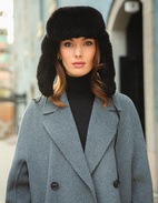 Wengen Mössa Fårskinn Svart 60/62